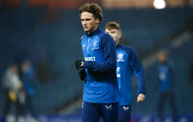 It's a big night for Rangers teenager Alex Lowry