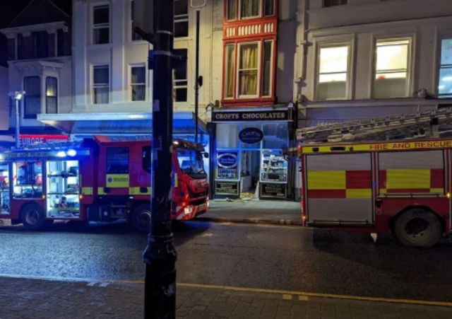 Fire at shop in Scarborough