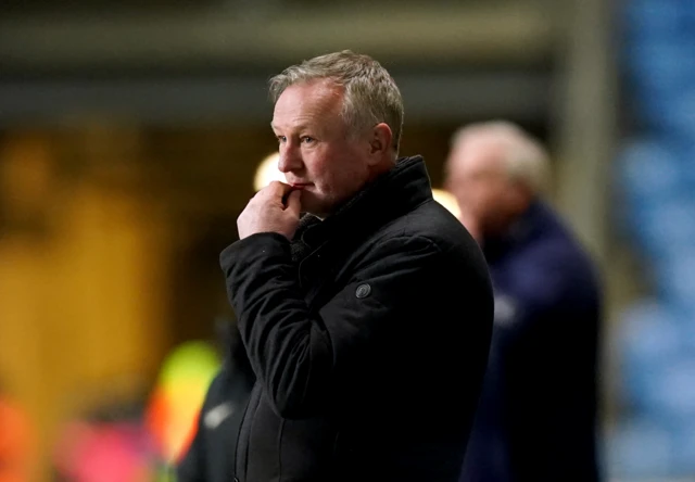 Stoke City boss Michael O'Neill saw his side go down 1-0 at Coventry on Tuesday night