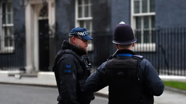 Police in Downing Street