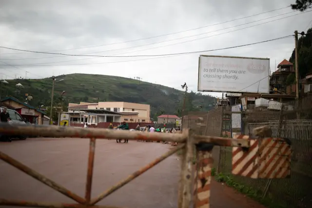 The Ugandan side of the Katuna-Gatuna Border post on 14 November 2019