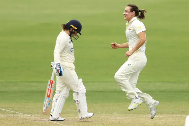 Ellyse Perry celebrates wicket