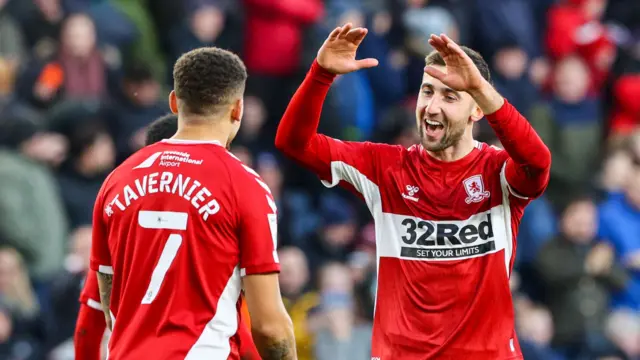 Middlesbrough celebrate