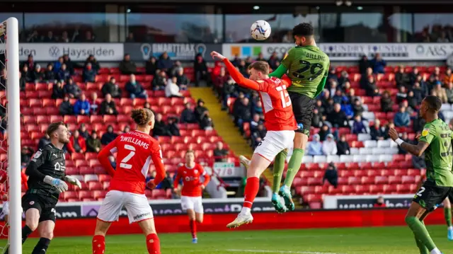 Philip Billing heads in for Bournemouth