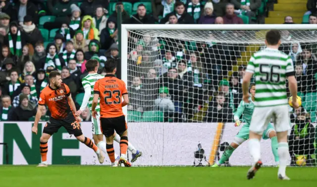 Matt O'Riley misses for Celtic