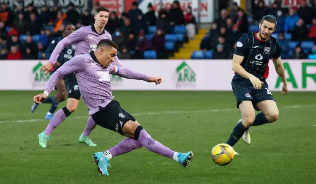 James Tavernier goal v County