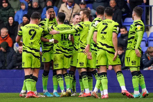 Forest Green celebrate