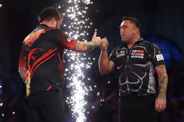 Michael Smith and Gerwyn Price.