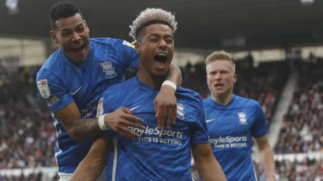 Lyle Taylor celebrates