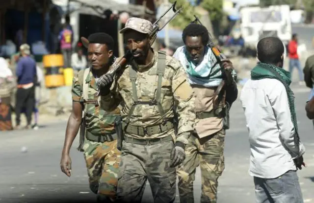 Ethiopian soldiers