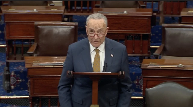 Chuck Schumer speaks on Senate floor