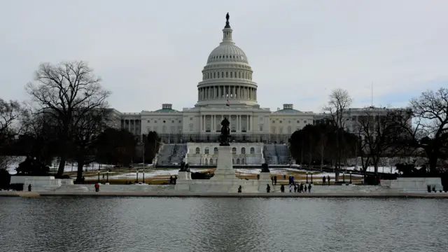 The US Capitol on 6 January, 2022