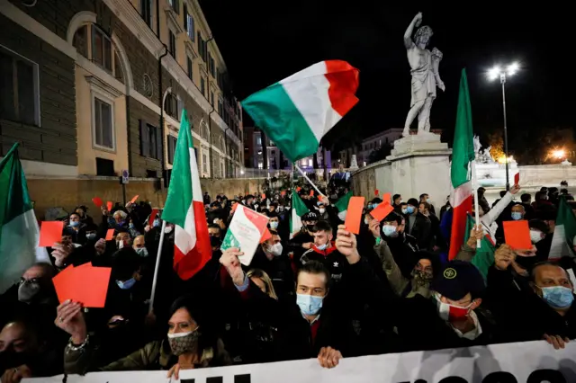 Protest in Italy