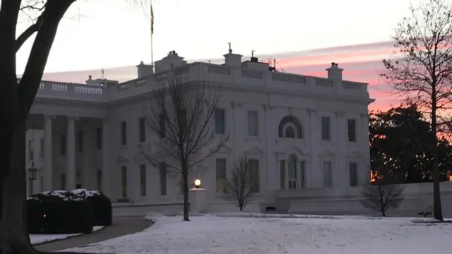 The White House grounds