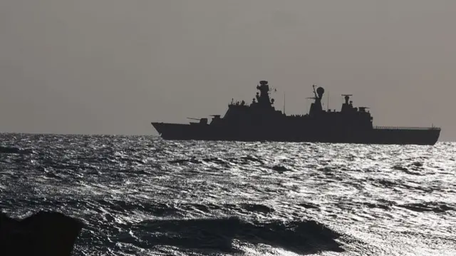 Danish navy warship HDMS Esbern Snare pictured in 2014