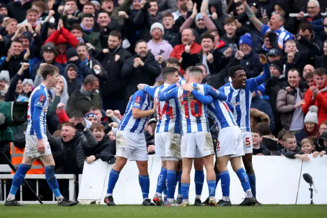 Hartlepool celebrate