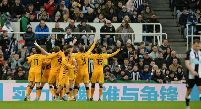 Cambridge players celebrate