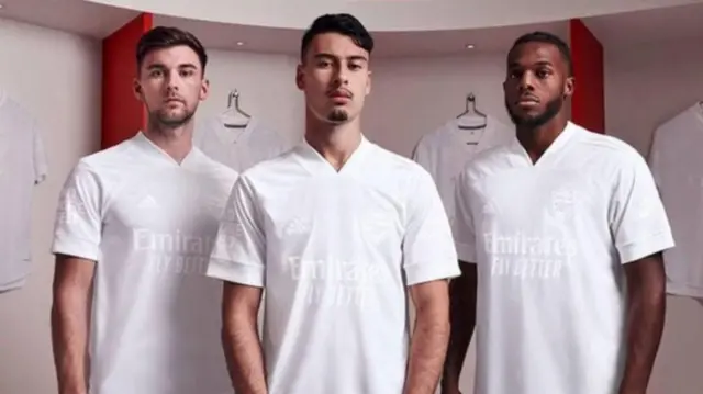 Arsenal's white shirt