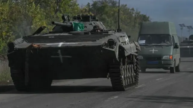 Ukrainian tank in Donetsk region, 25 Sept 2022