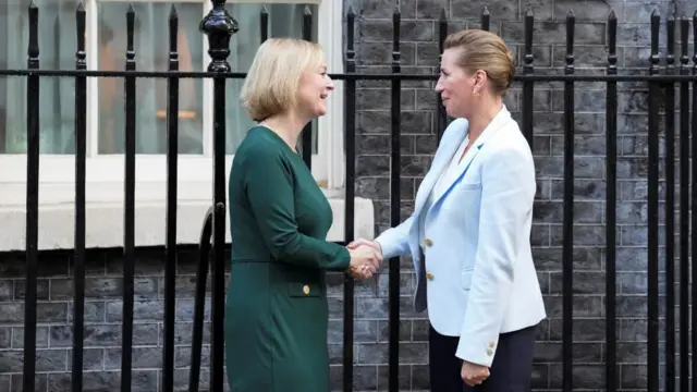 British Prime Minister Liz Truss meets Danish Prime Minister Mette Frederiksen