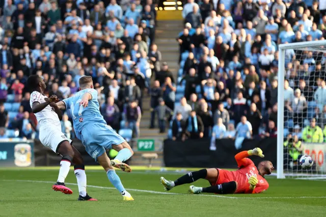 Viktor Gyokeres scores for Coventry