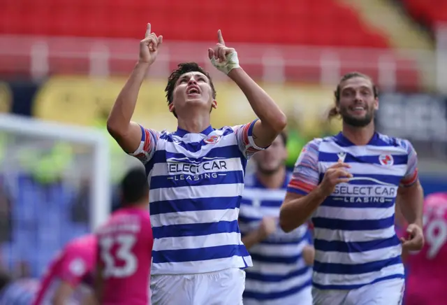 Tom McIntyre celebrates