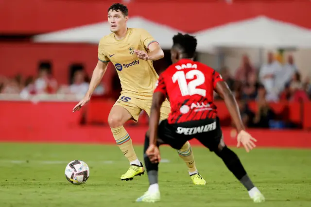 Andreas Christensen of FC Barcelona