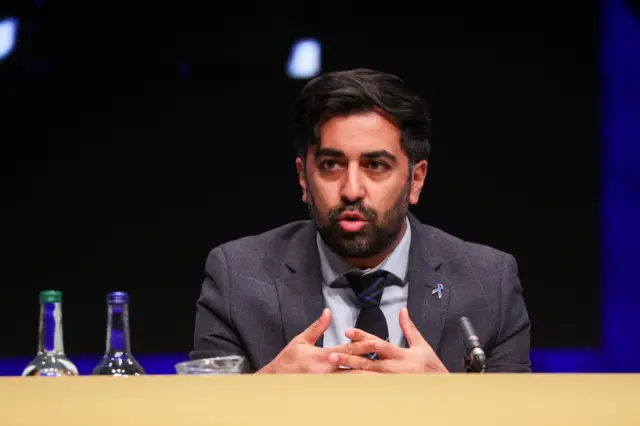 Health Secretary Humza Yousaf addresses the Aberdeen conference