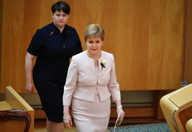 ruth davidson and nicola sturgeon