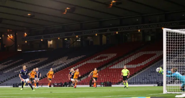 Caroline Weir misses penalty