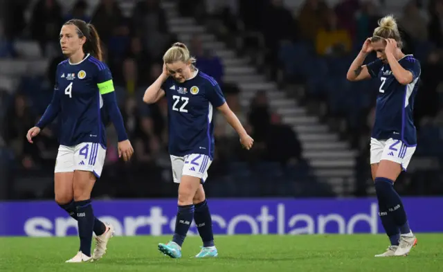 Dejected Scotland