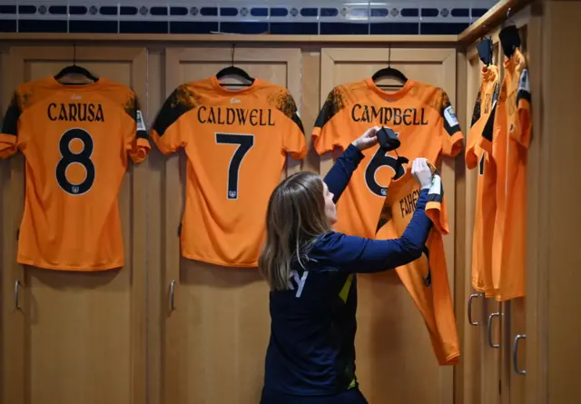 Ireland dressing room