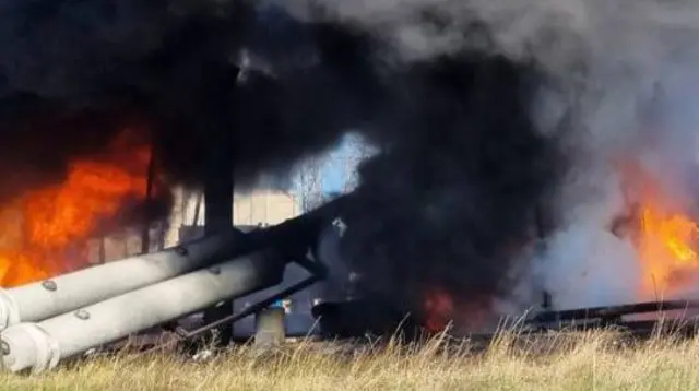 Aftermath of Russian missile strikes in Dnipropetrovsk region, central-eastern Ukraine. Photo: 11 October 2022