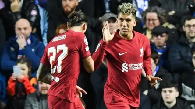 Roberto Firmino levelled for Liverpool