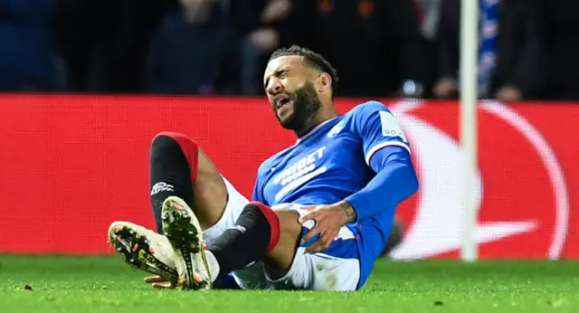 Connor Goldson injures his thigh