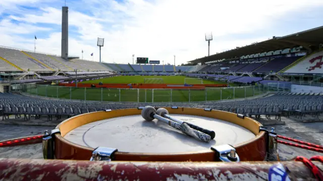 A General Stadium View during a UEFA Europa Conference League match between Fiorentina and Heart of Midlothian at the Stadio Artemio Franchi,