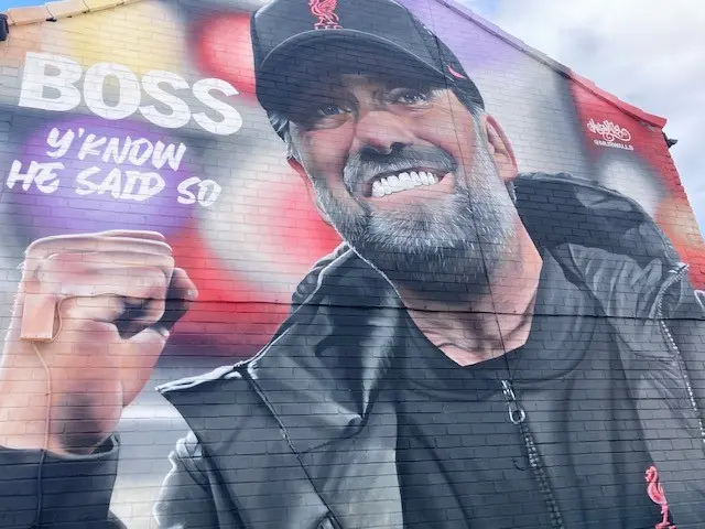 Jurgen Klopp mural