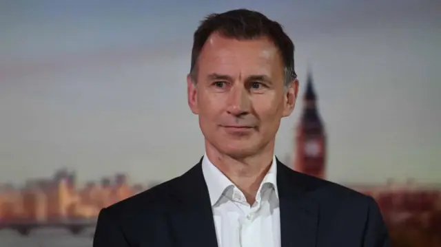 Jeremy Hunt speaks to the BBC