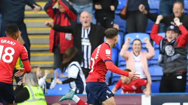 West Brom celebrate