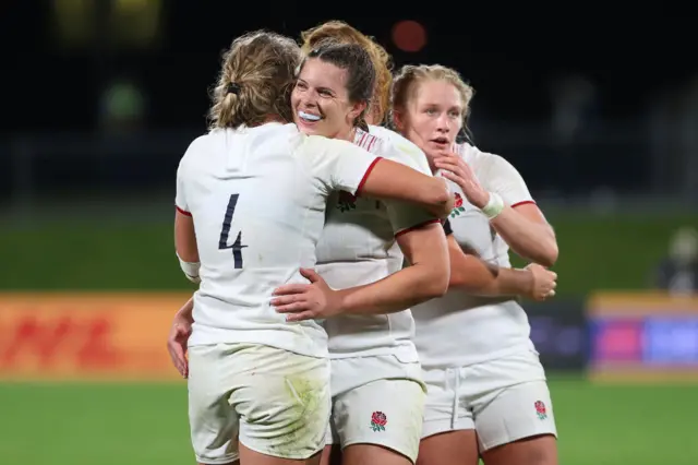 England celebrate