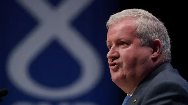 The SNP's Westminster leader Ian Blackford