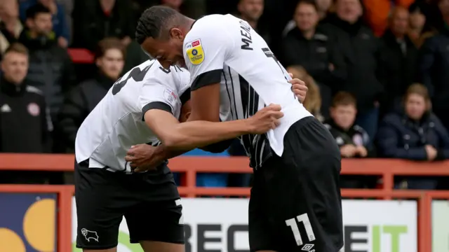 Derby celebrate