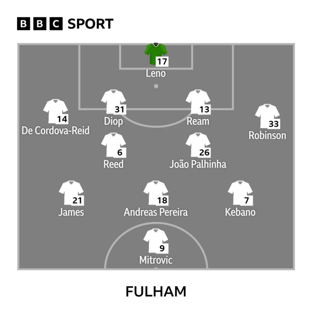 Fulham team