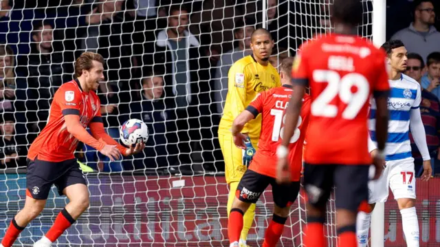 Luton celebrate