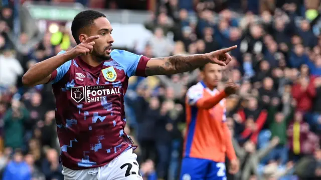 Burnley celebrate