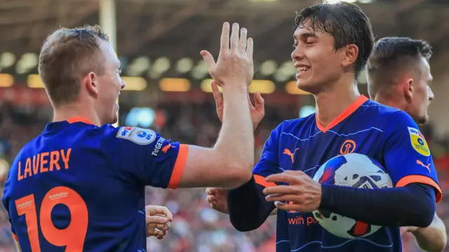 Blackpool celebrate