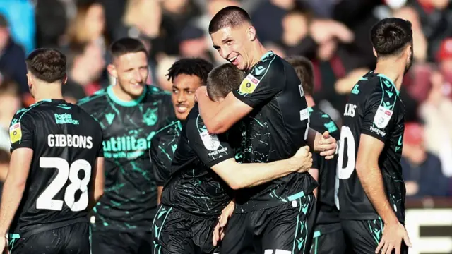 Bristol Rovers celebrate