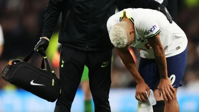 Richarlison after being injured.