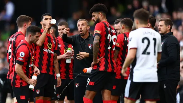 Gary O'Neil gives his players instructions