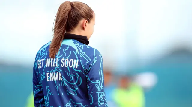 A get well soon message for Emma Hayes